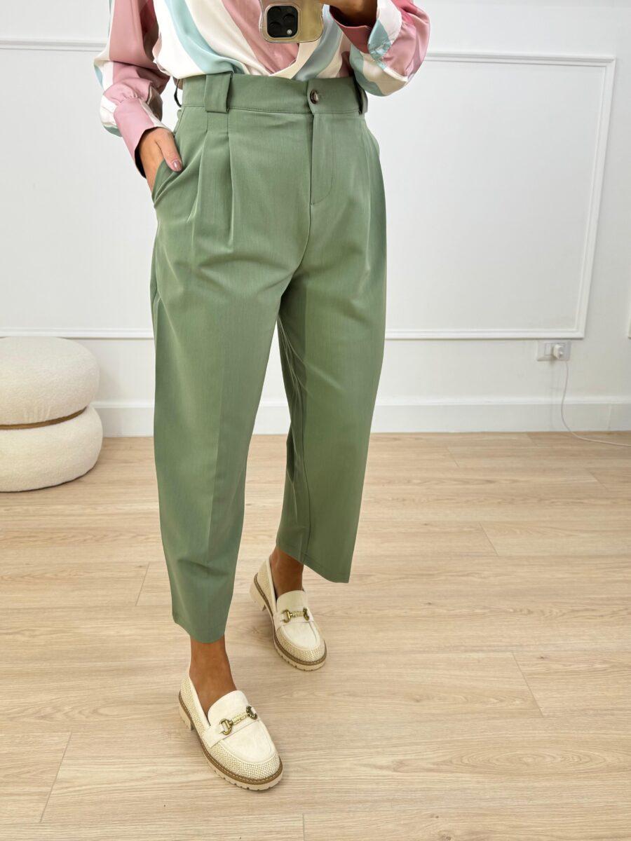 Pantaloni 32804 verde - immagine 2